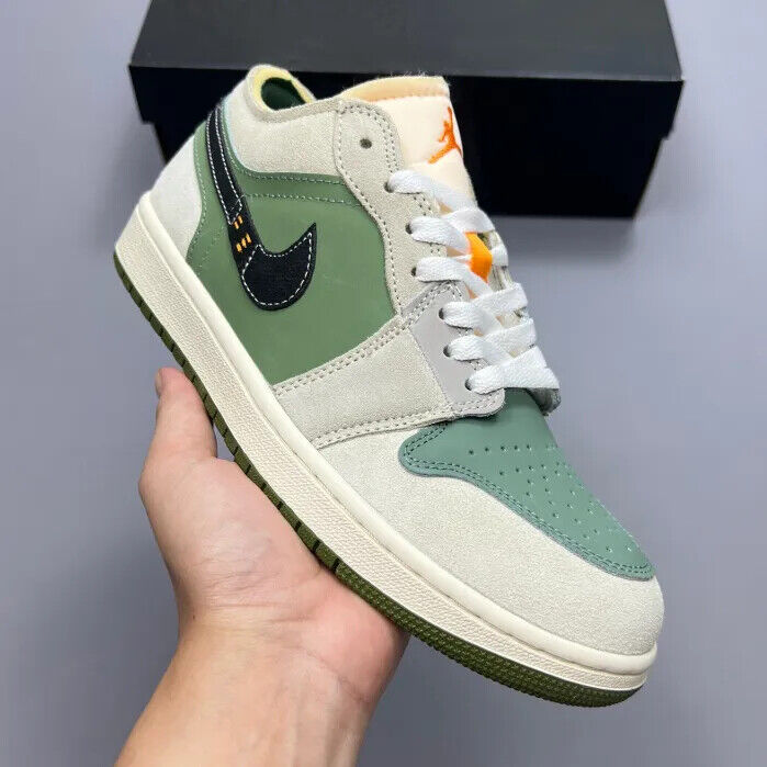 Giay Nike Air Jordan 1 Low SE Craft 'Light Olive' FD6819-300