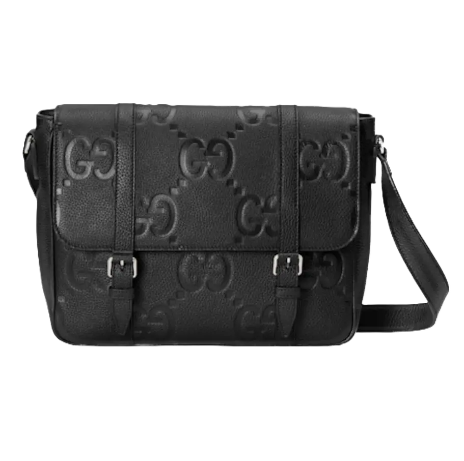 Tui Gucci Jumbo GG Medium Messenger Bag 'Black' 760234-AABY0-1000