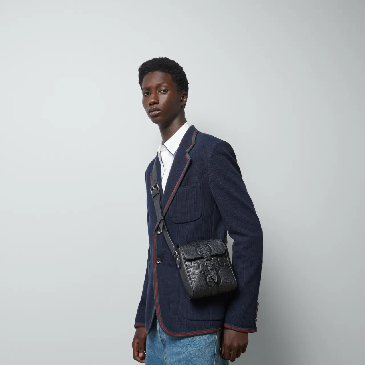 Tui Gucci Jumbo GG Small Messenger Bag 'Black' 760235-AABY0-1000