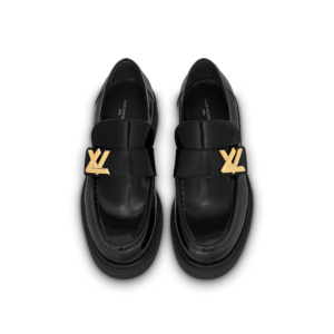 Giay Louis Vuitton Academy Flat Loafer 'Black' 1ABPBT