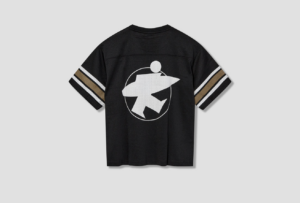 Ao Stussy Surfman Mesh Football Jersey 'Black'