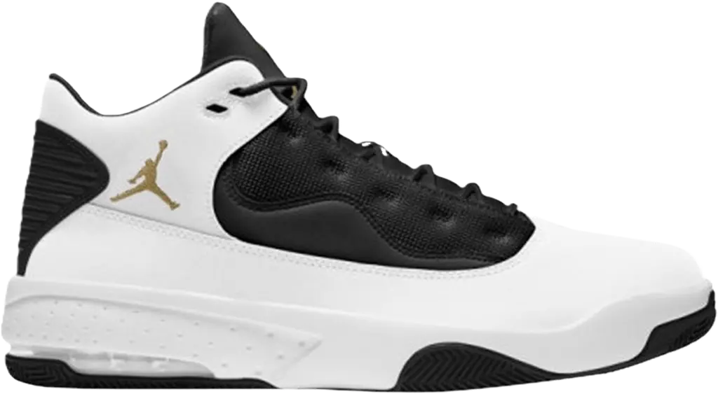 Giay Nike Air Jordan Max Aura 2 'White Black Gold' CK6636-107