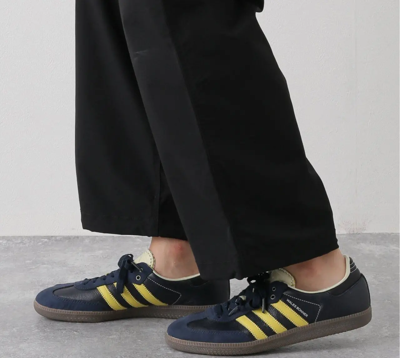Giay Adidas Wales Bonner x Samba 'Collegiate Navy Yellow' IG6435