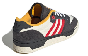 Giay Adidas Rivalry Low 'Dark Grey Red' HR0464