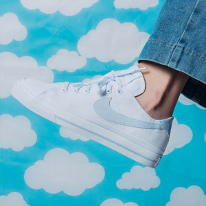 Giay Nike Court Legacy Canvas 'White Football Grey' CZ0294-103