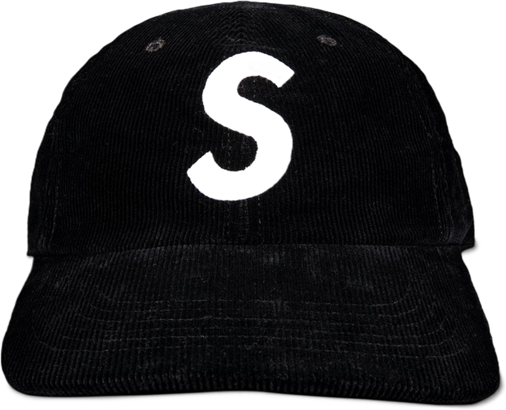 Mu Supreme Corduroy S Logo 6-Panel 'Black'
