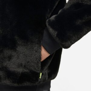 Ao Nike NSW Big Swoosh Fur Jacket 'Black' FB7664-010