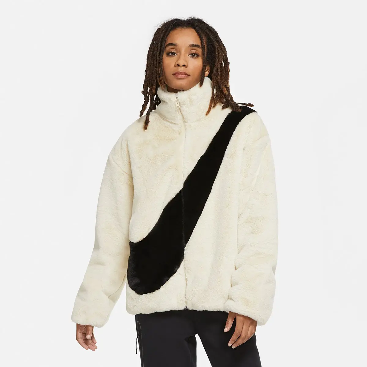 Ao Nike NSW Sportswear Faux Fur Jacket 'White' DM1759-238