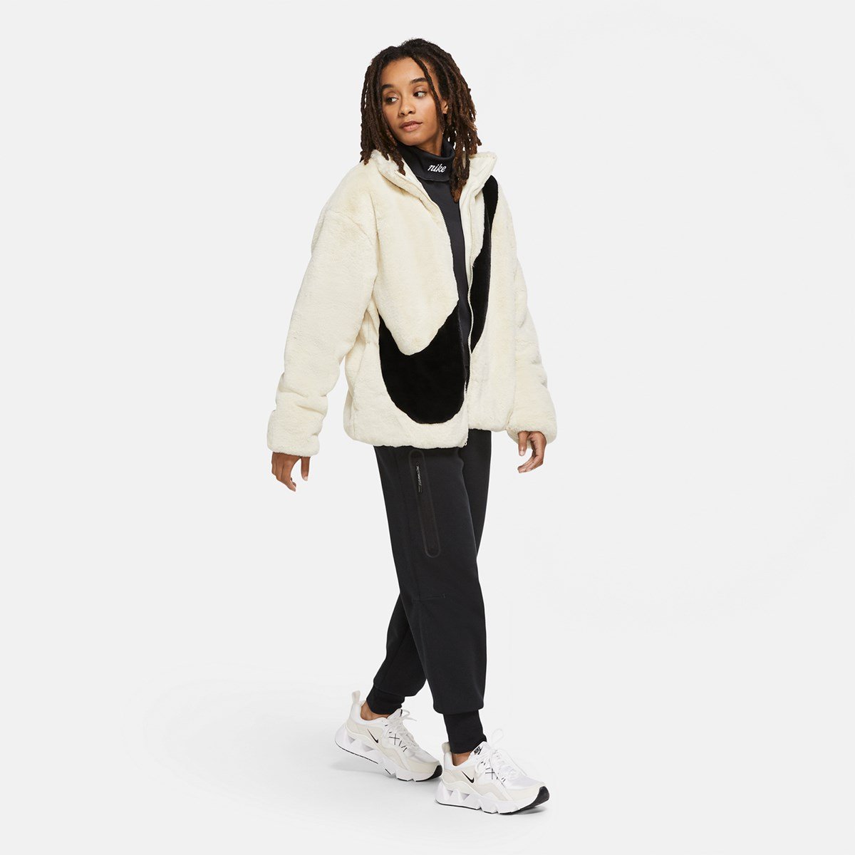 Ao Nike NSW Sportswear Faux Fur Jacket 'White' DM1759-238