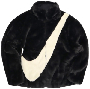 Ao Nike Sportswear Faux Fur Jacket 'Black' DO3792-010