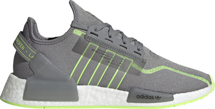Giay Adidas NMD R1 V2 'Grey Signal Green' GY6163