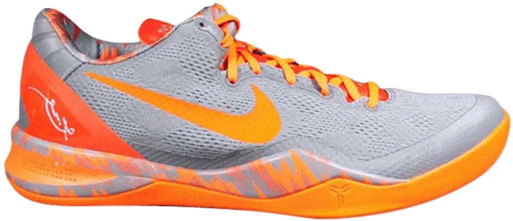 Giay Nike Kobe 8 System 'Grey Team Orange' 613959-005