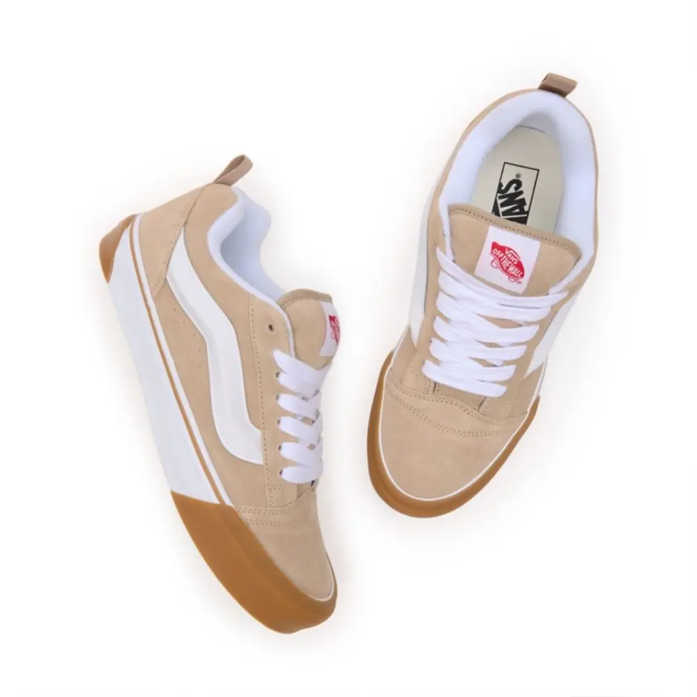 Giay Vans Knu Skool 'Beige' VN0009QCBEI