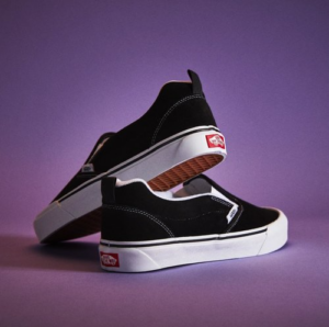 Giay Vans Knu Slip 'Black True White' VN0009QD6BT