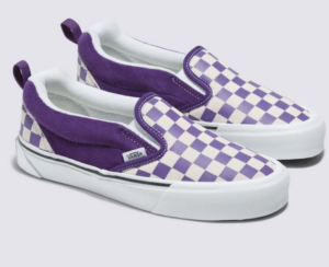 Giay Vans Knu Slip Checkerboard 'Purple' VN0009QDZ1N