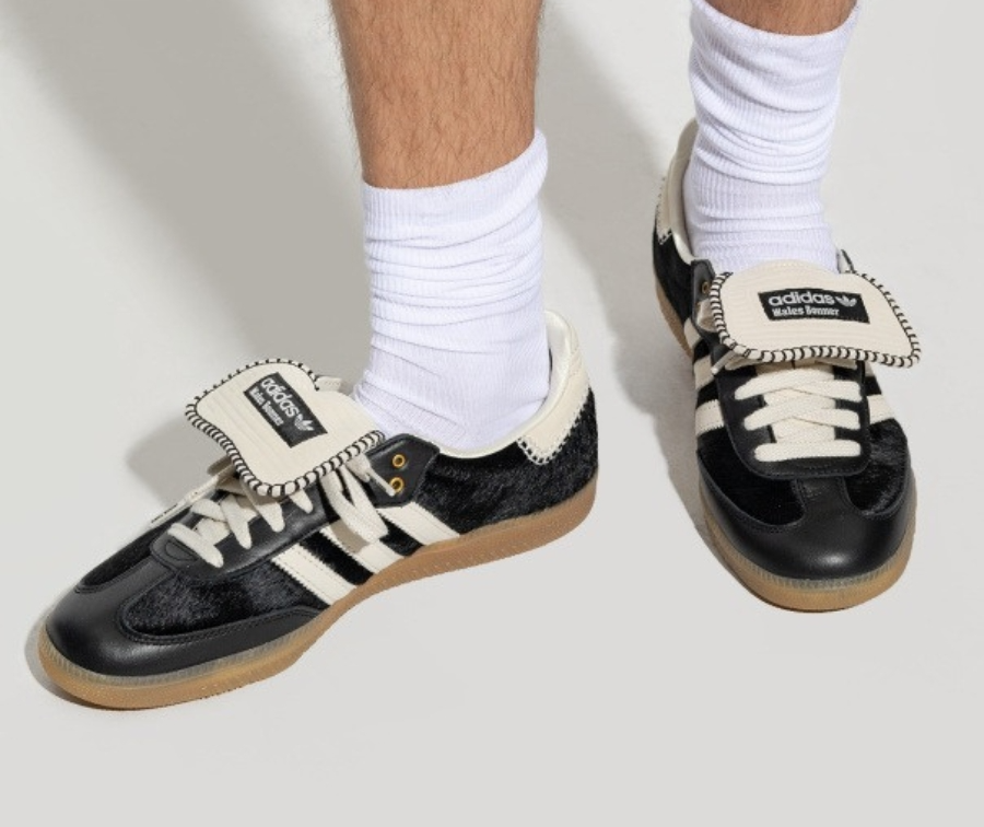 Giay Adidas Wales Bonner x Samba Pony 'Black' IE0580