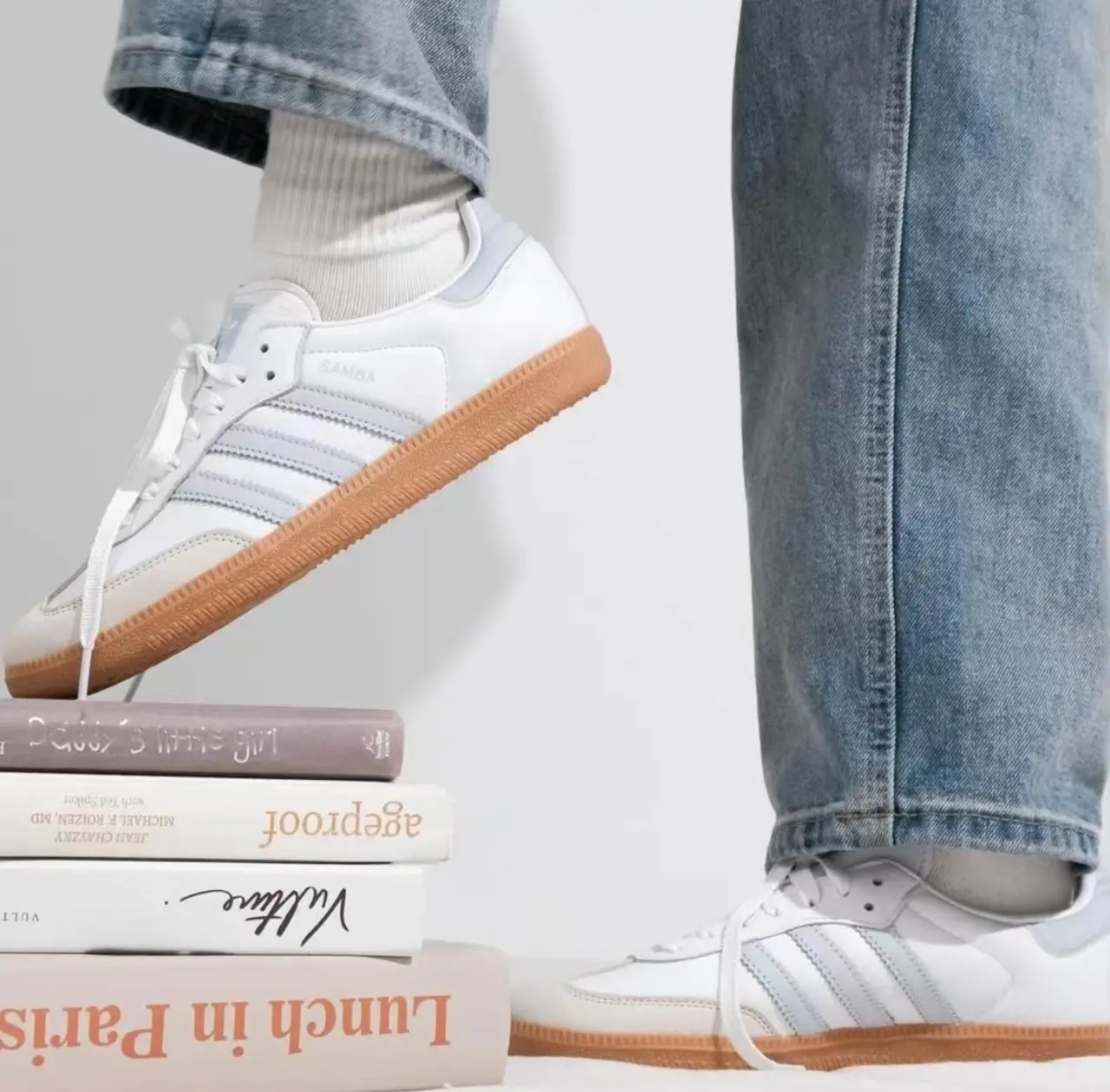 Giay Adidas Samba OG 'Cloud White' IE0877