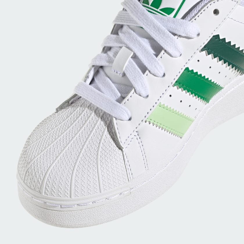 Giay Adidas Superstar XLG 'Cloud White Green' IF9121
