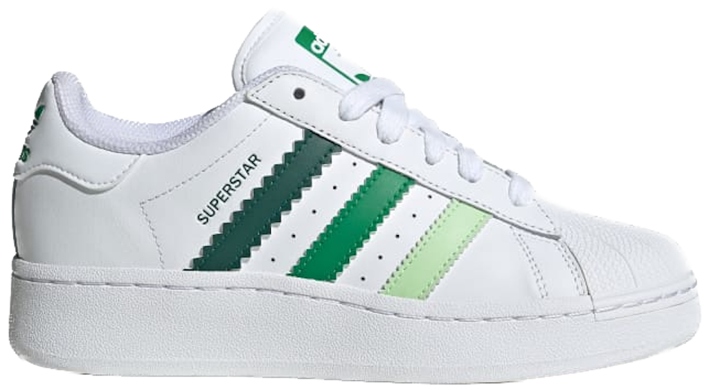 Giay Adidas Superstar XLG 'Cloud White Green' IF9121