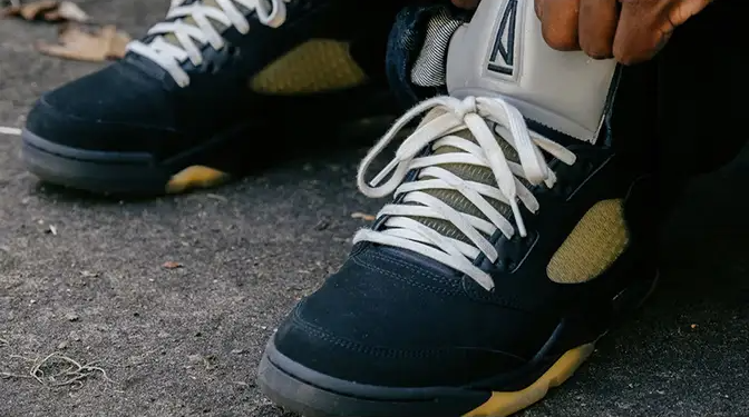 Giay Nike Air Jordan 5 x A Ma Maniere Retro 'Dusk' FD1330-001