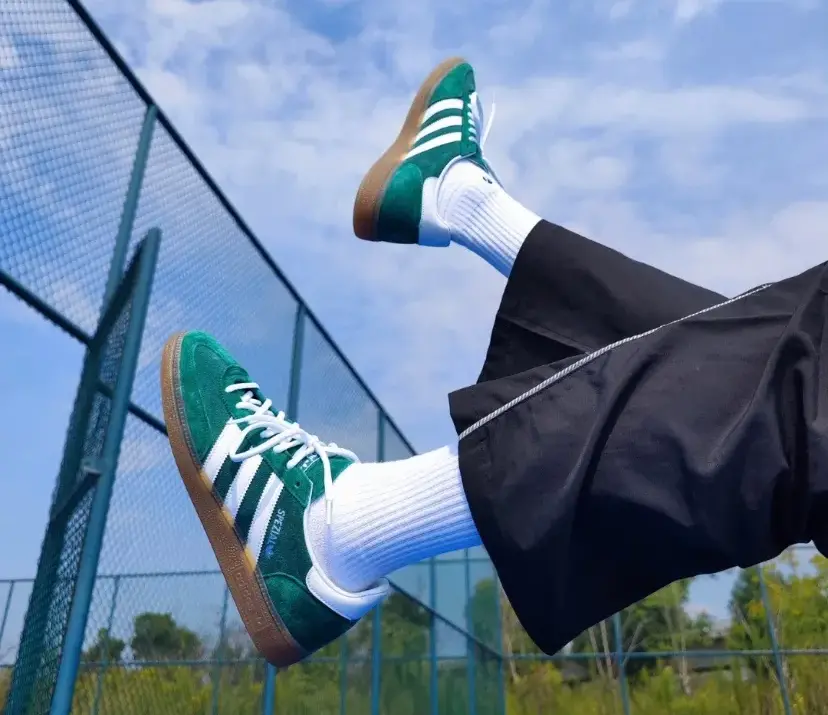 Giay Adidas Originals Handball Spezial 'Collegiate Green' IF8913