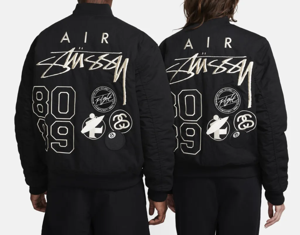 Ao Nike x Stussy Reversible Jacket 'Black' FJ9154-010
