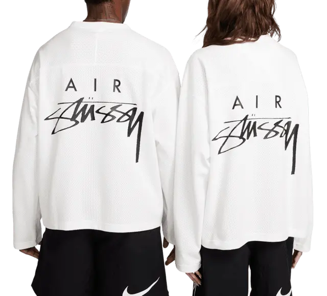 Ao Nike x Stussy Long Sleeve Top 'White' FJ9165-133