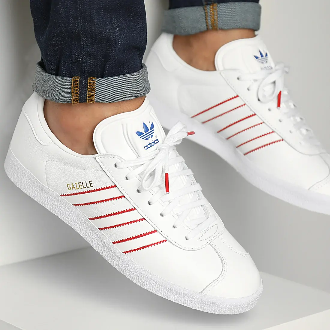 Giay Adidas Gazelle 'Cloud White' GX9882