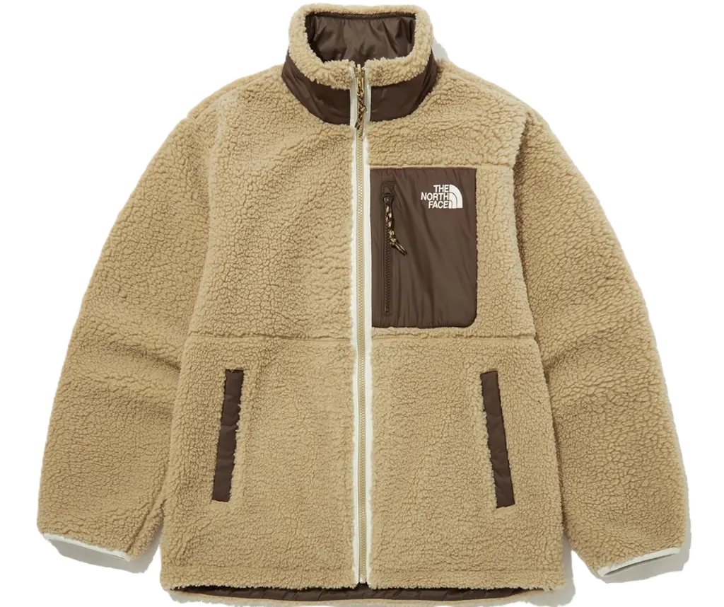 Ao The North Face Reversible Fleece Jacket 'Beige' NJ4FP54B