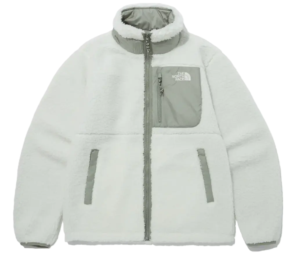 Ao The North Face Reversible Fleece Jacket 'White' NJ4FP54C