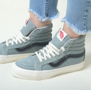 Giay Vans OG SK8 High LX 'Blue Black White' VN0A4BVB20R