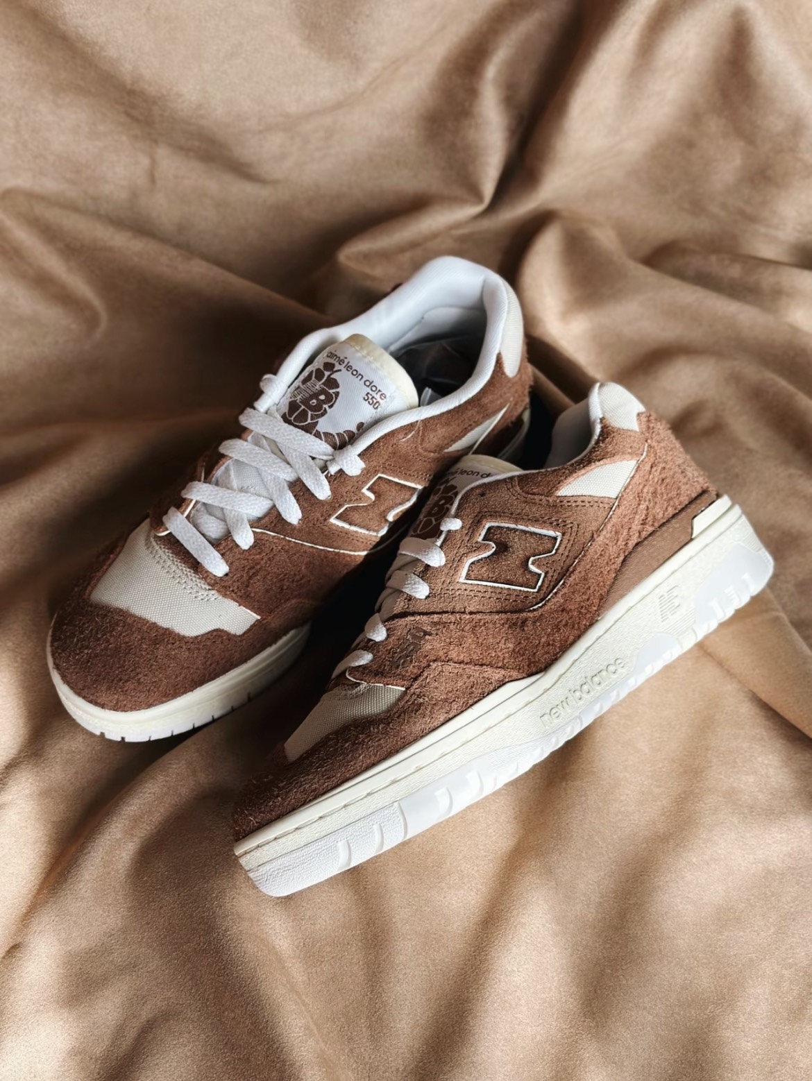 Giay New Balance x Aime Leon Dore 550 'Brown' BB550DB1