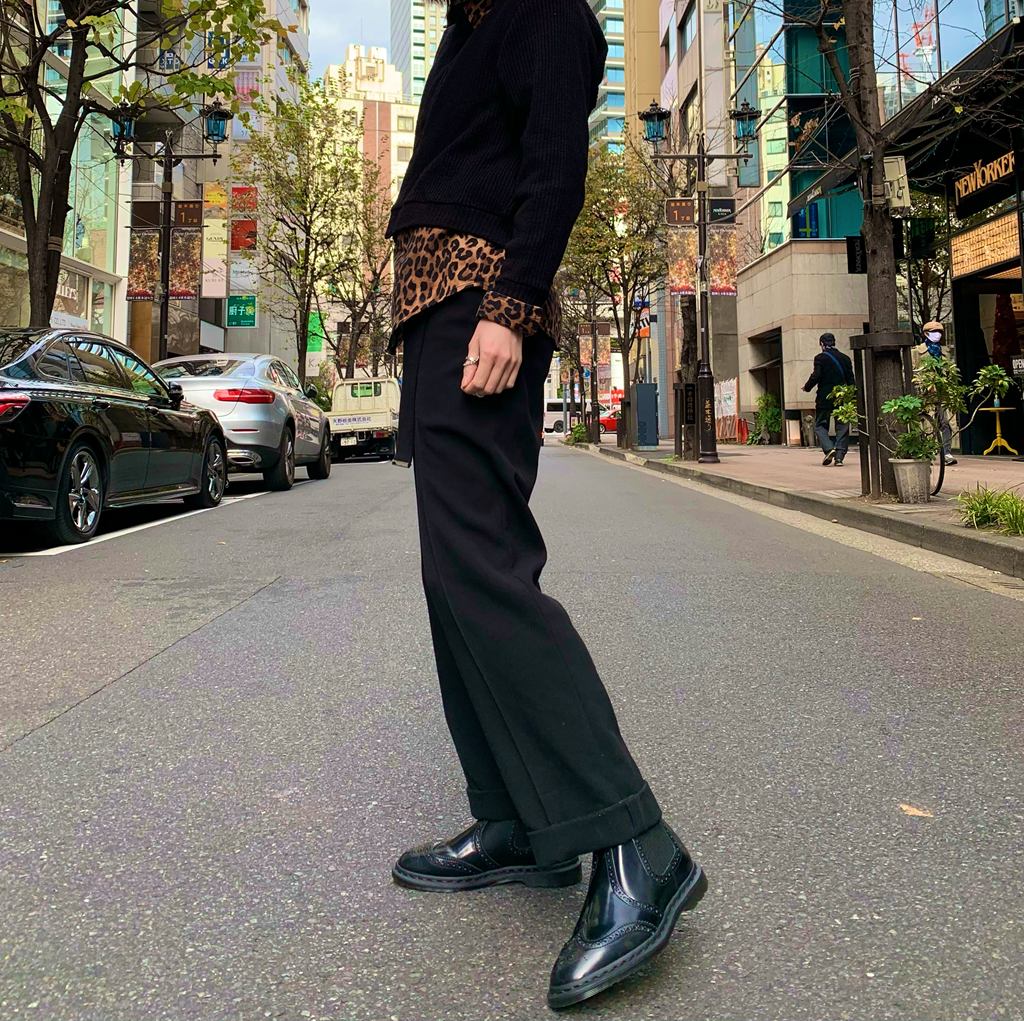 Giay Dr.Martens Graeme Brogue Leather 'Black' 26586001