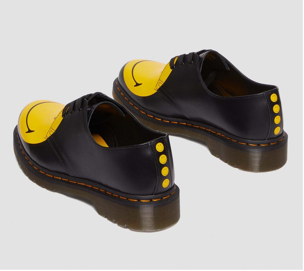 Giay Dr. Martens 1461 Leather Oxford 'Black Yellow' 31390005