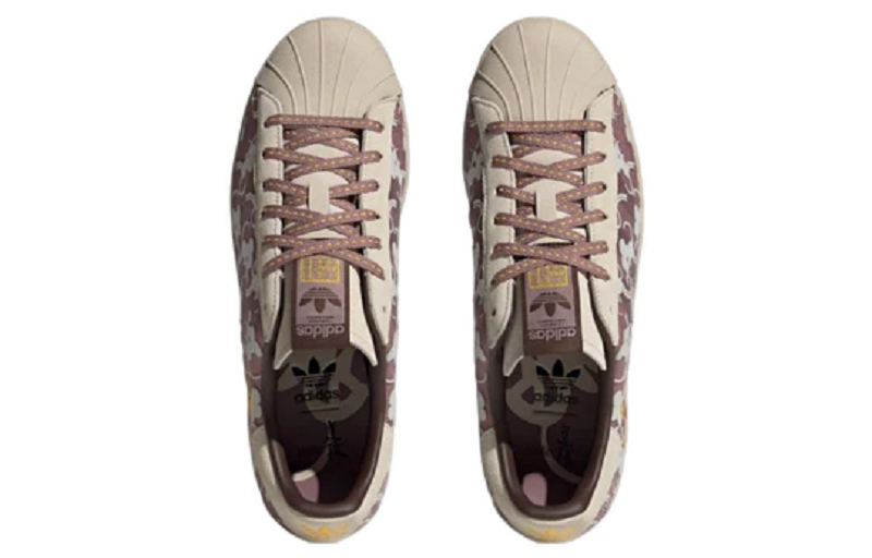 Giay Adidas Superstar 80s x Han Meilin 'Gray Brown' ID4376