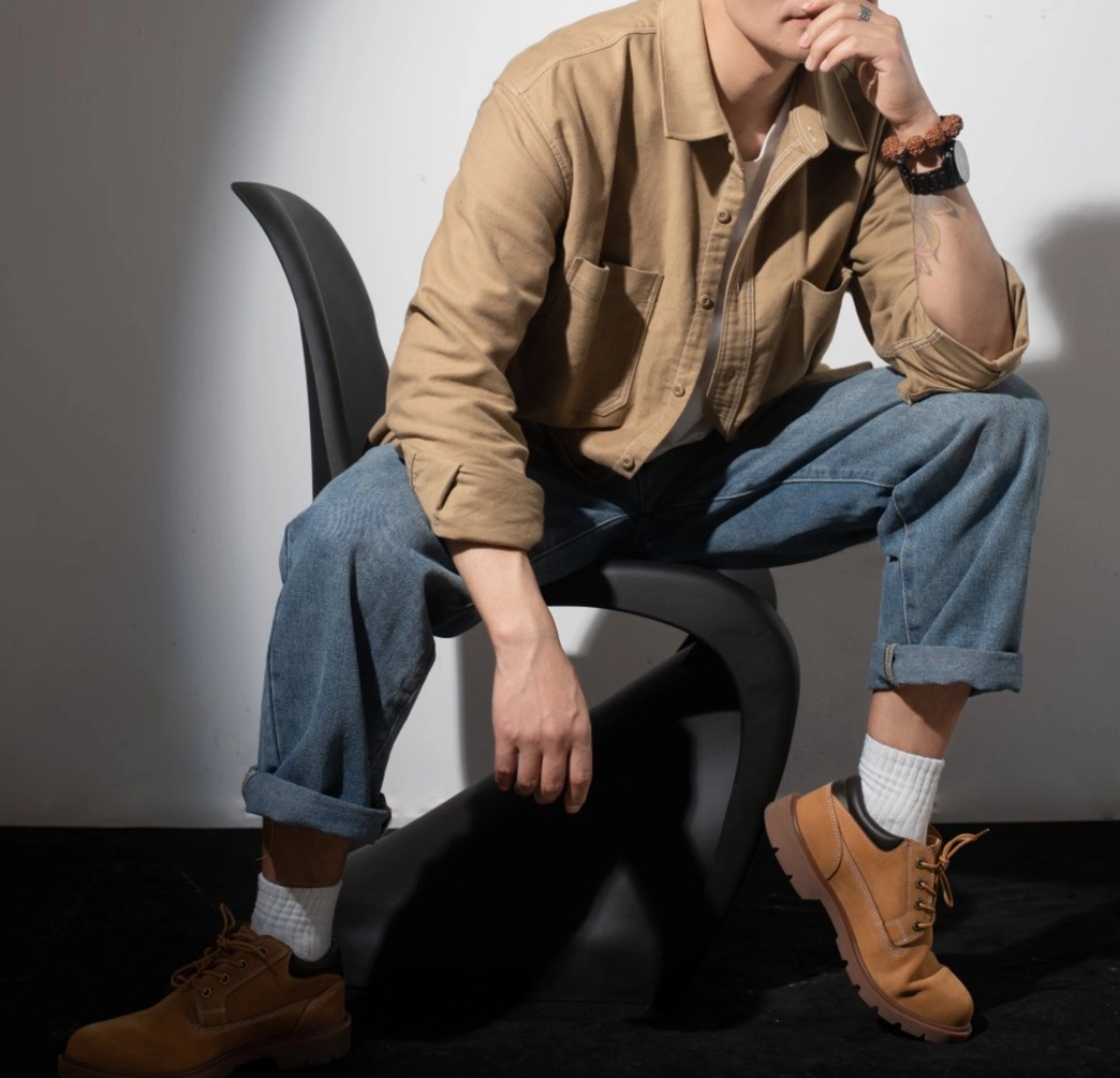 Giay Timberland Low Work Boots 'Wheat' A1P3LW