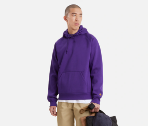 Ao Carhartt WIP Hooded Chase Sweatshirt 'Purple' I033661-1YV-XX