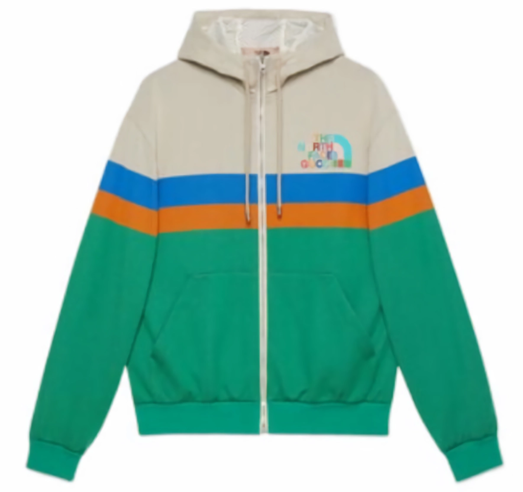 Ao Gucci x The North Face Hooded Jacket 'Green' 675542-XJDWR-9172
