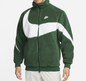 Ao Nike Big Swoosh Reversible Boa Jacket 'Green' BQ6546-341