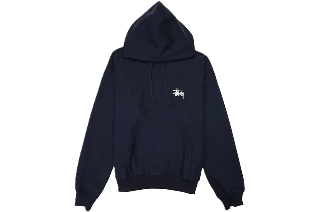 Ao Stussy Basic Stussy Hoodie 'Navy'