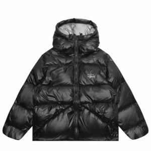 Ao Stussy Down Parka Micro Ripstop Phantom 'Black' 115685