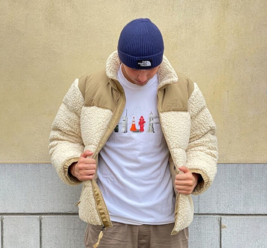 Ao The North Face Sherpa Nuptse Jacket 'Kelp Tan' NF0A5A84-11G