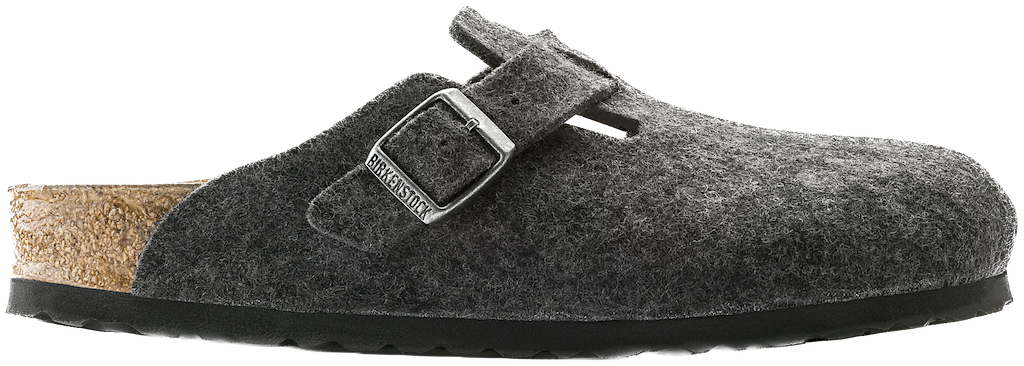 Dep Birkenstock Boston Wool Felt ' Anthracite' 160373