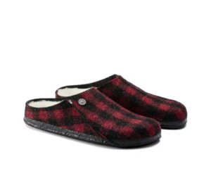 Dep Birkenstock Zermatt Shearling 'Plaid Red' 1017542