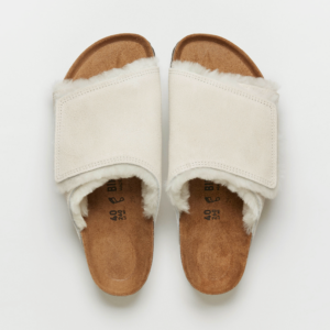 Dep Birkenstock x Stussy Solana Shearling Slide 'Bone' 1027679