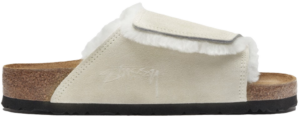 Dep Birkenstock x Stussy Solana Shearling Slide 'Bone' 1027679