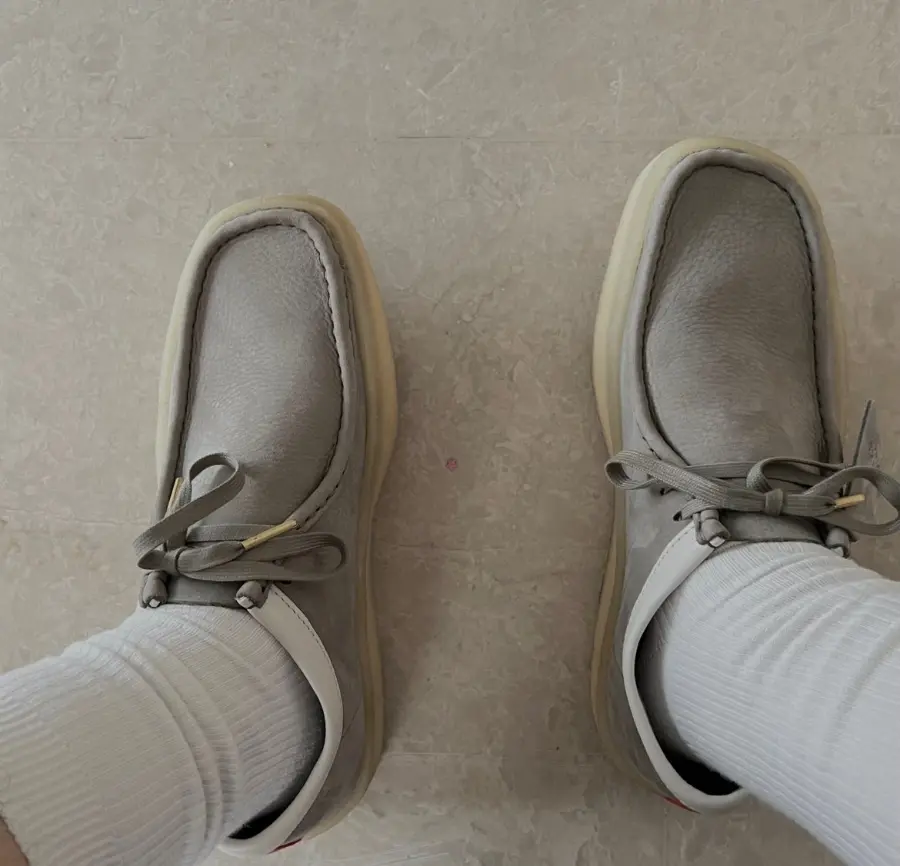 Giay Clarks Wallabee Cup 'Beige' 261655387