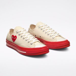 Giay Converse x CDG PLAY Chuck 70 'Red' A01796C