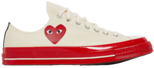 Giay Converse x CDG PLAY Chuck 70 'Red' A01796C