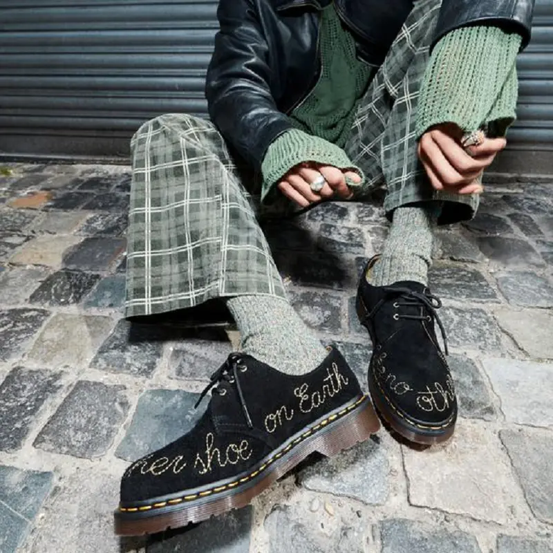 Giay Dr. Martens 1461 Desert Oasis Suede 'Black' 31091001